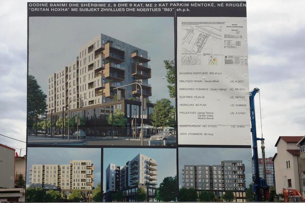Godine Banimi dhe Sherbime 2,8 dhe 9 kat ne rrugen Dritan Hoxha - B83 shpk